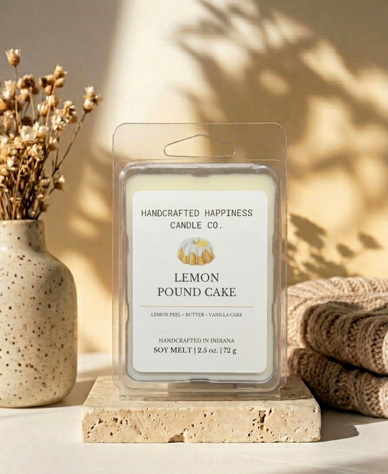 Lemon Pound Cake 2.5oz Wax Melt