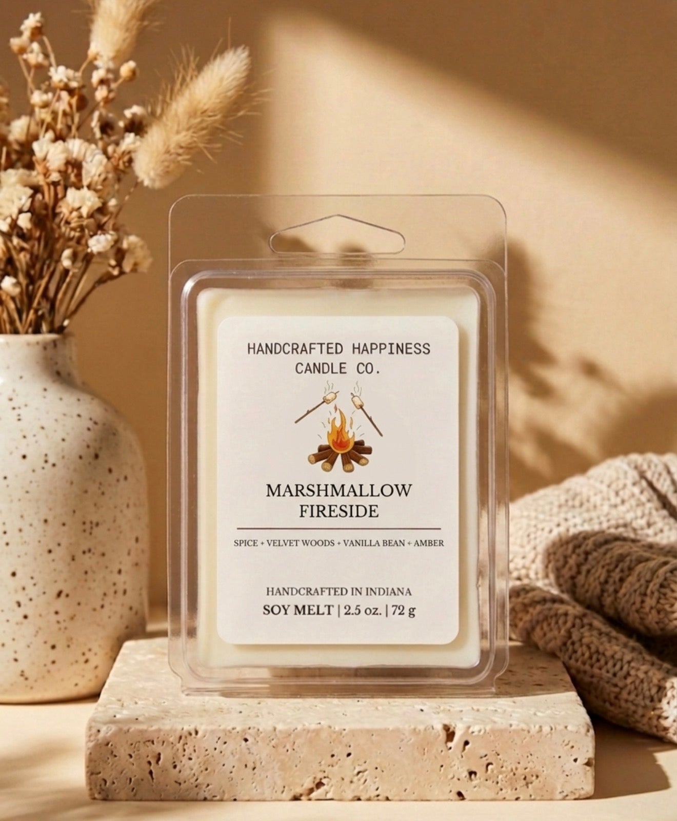 Marshmallow Fireside 2.5oz Wax Melt