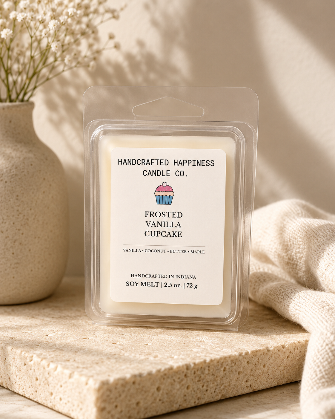 Frosted Vanilla Cupcake 2.5oz