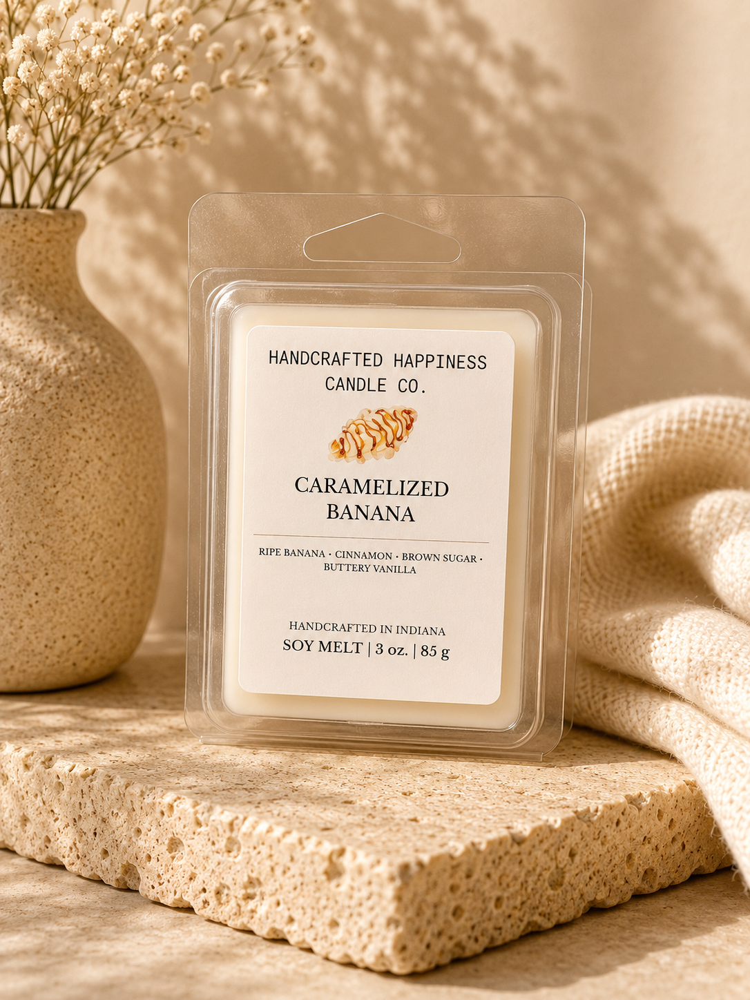 Caramelized Banana 2.5oz Wax Melt