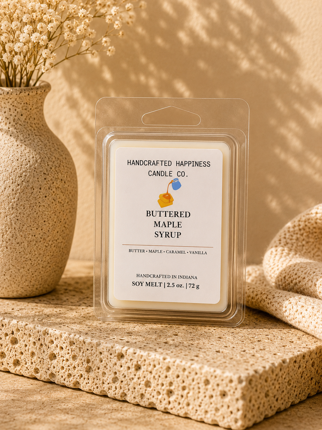 Buttered Maple Syrup 2.5oz Wax Melt