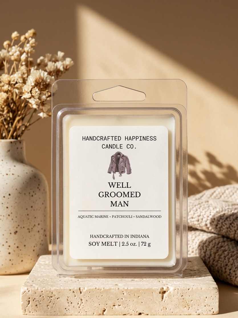 Well Groomed Man 2.5oz Wax Melt